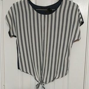 First Love Striped Blouse